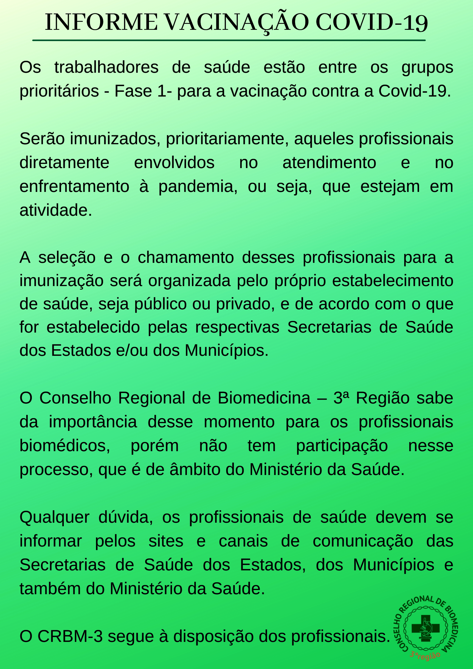 informe vacinação covid 19